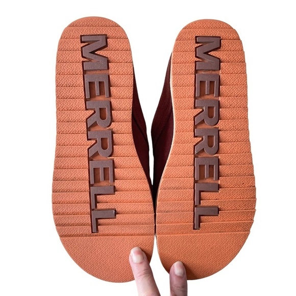 Merrell Rust Suede Round Toed Slip On Mules #J001202 - Picture 10 of 12